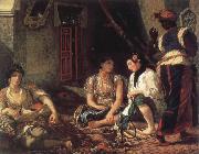 Eugene Delacroix apartment oil painting